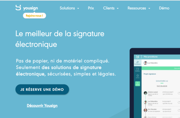 Larger yousign